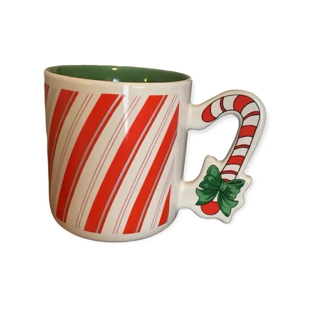 Vintage 80’s Candy Cane Christmas Mug